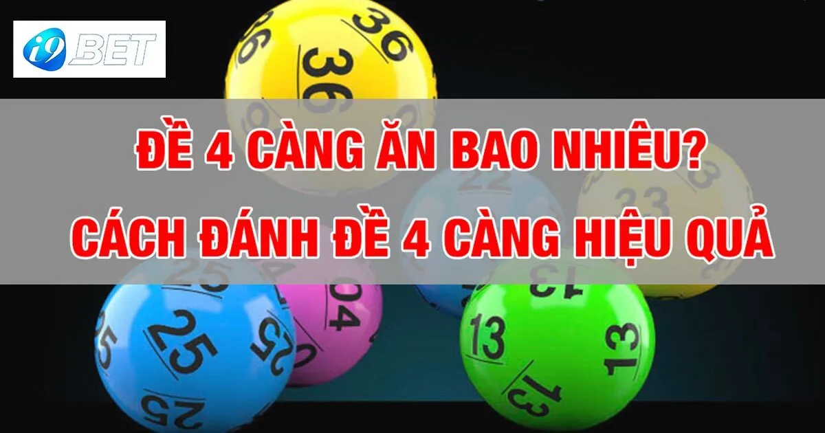 Đề 4 càng ăn bao nhiêu?